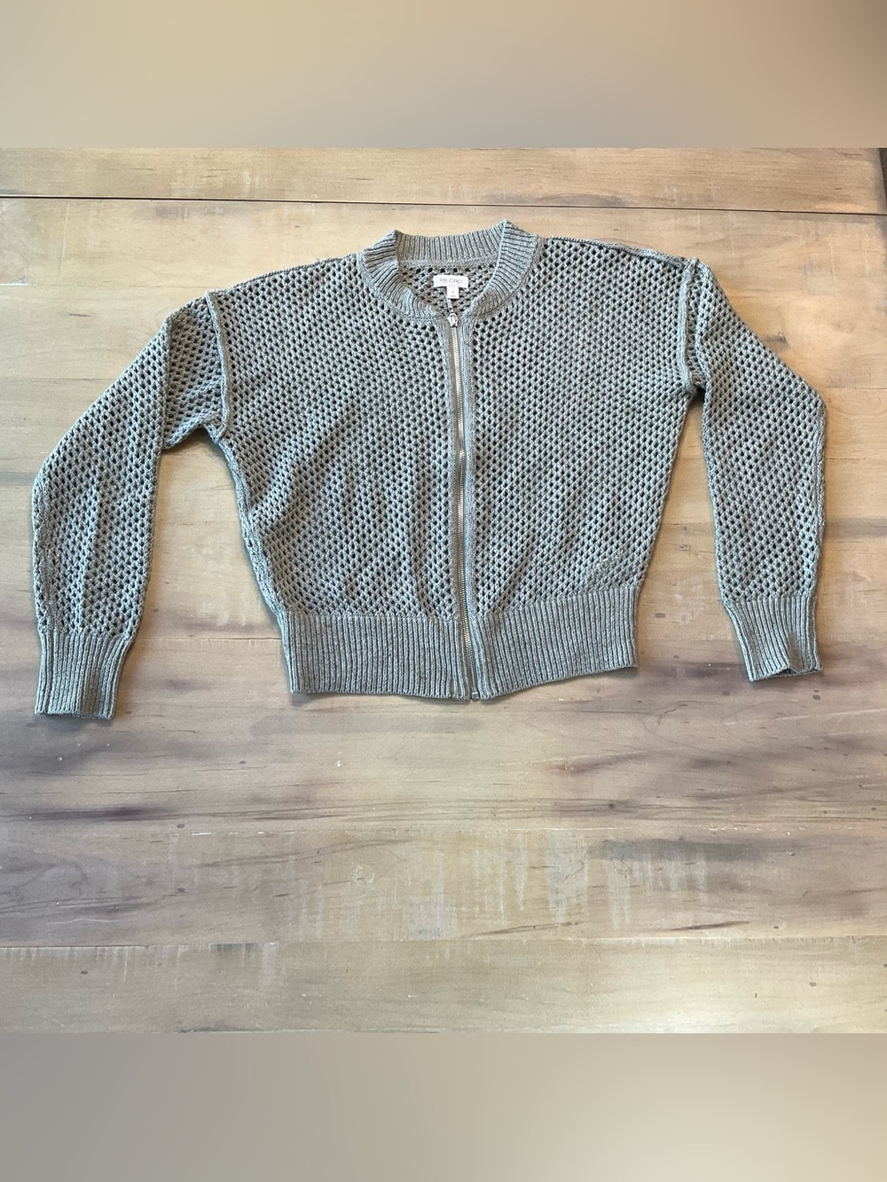 Pilcro - Anthropologie Juniper Open-Knit Bomber Cardigan